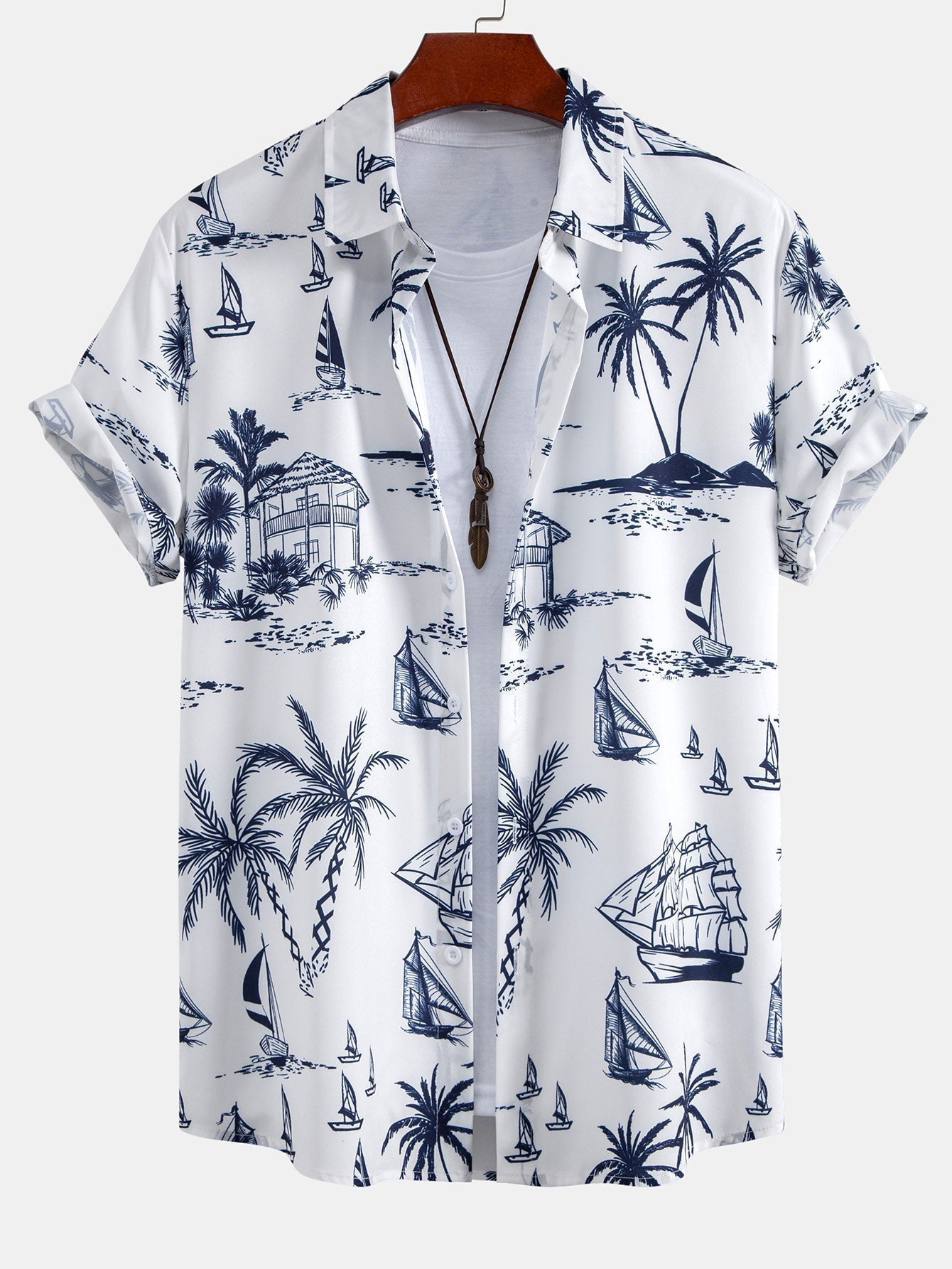 Tropez™ · Conjunto camisa y short estampado tropical