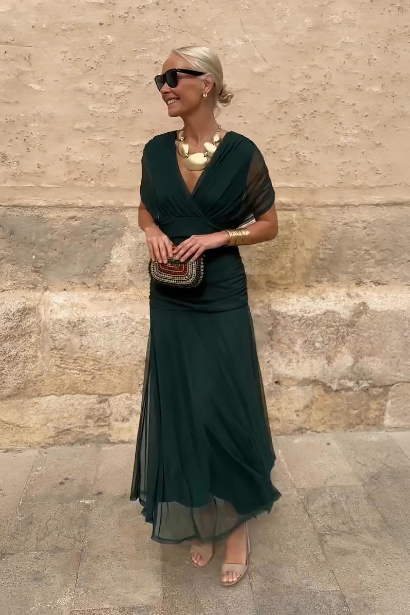 Vestido Bella Escote en V