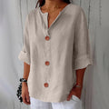 Blusa Oversize Minimalista con Estructura Vertical