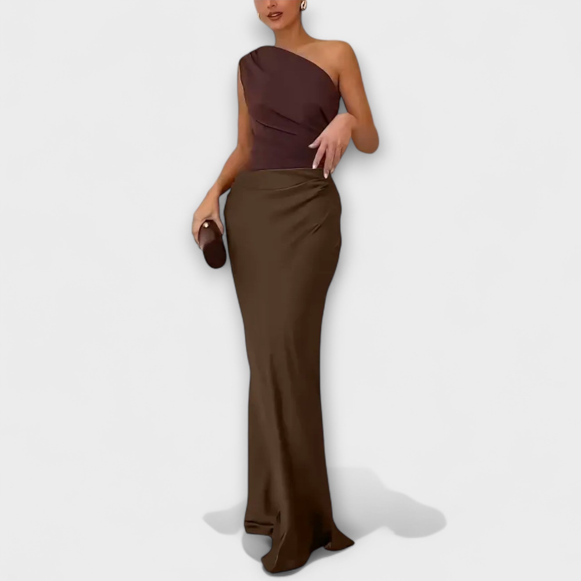Amarílis - Elegante Vestido de un solo hombro