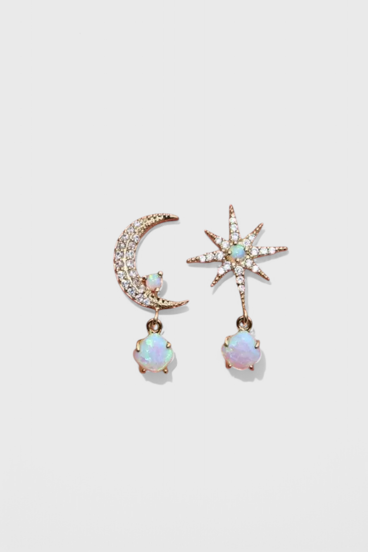 Pendientes de Luna y Estrella