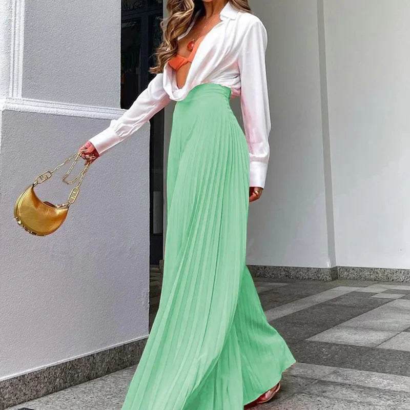 Pantalones plisados Maglem