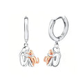 Lily™ - Pendientes Icono de Gato (Cierre Redondo)