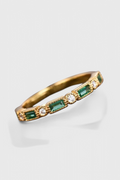 Anillo con Zirconia Verde Vintage
