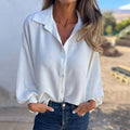 Blusa Clásica de Manga Larga para Mujer